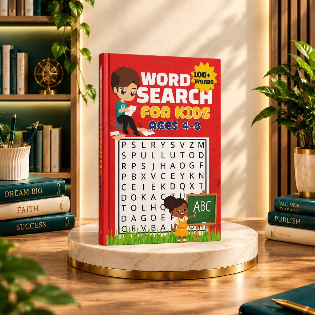 Word Search for Kids (Ages 4-8)